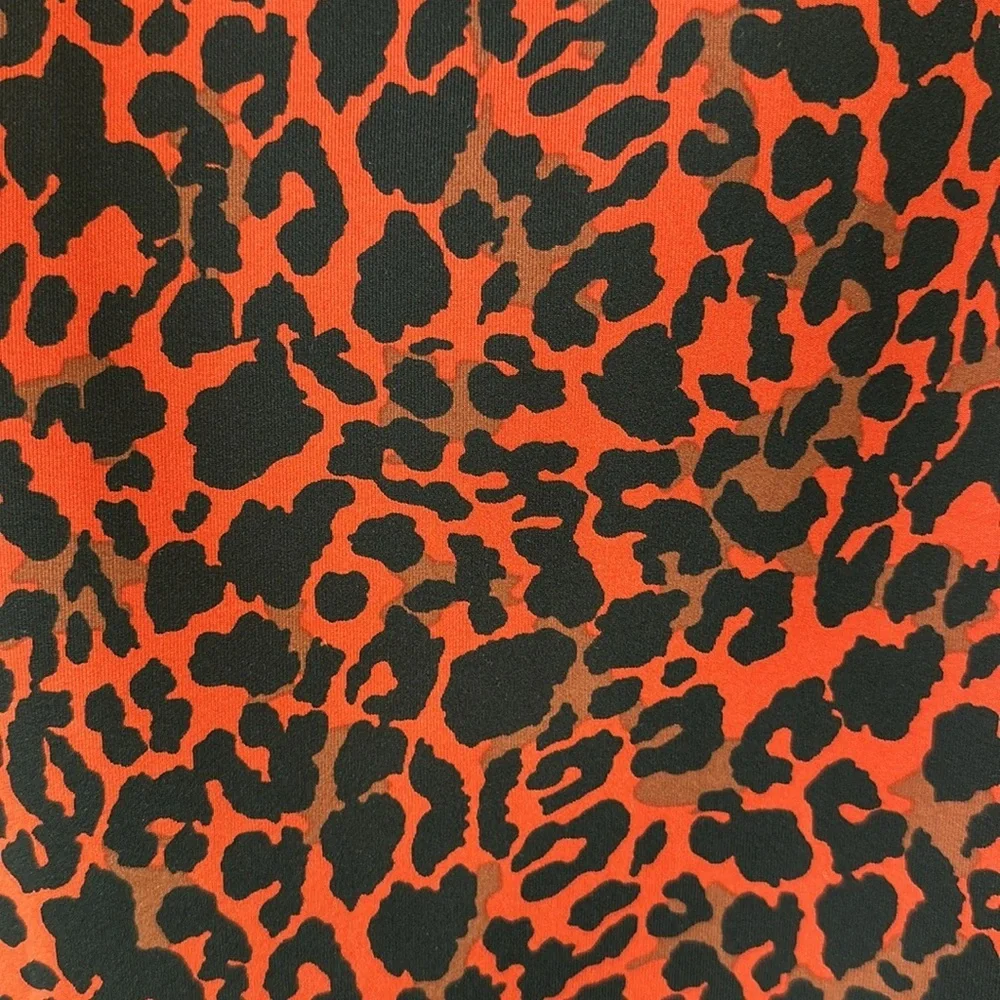 Philosophy Pull on Leopard Print Red and Black Skirt small